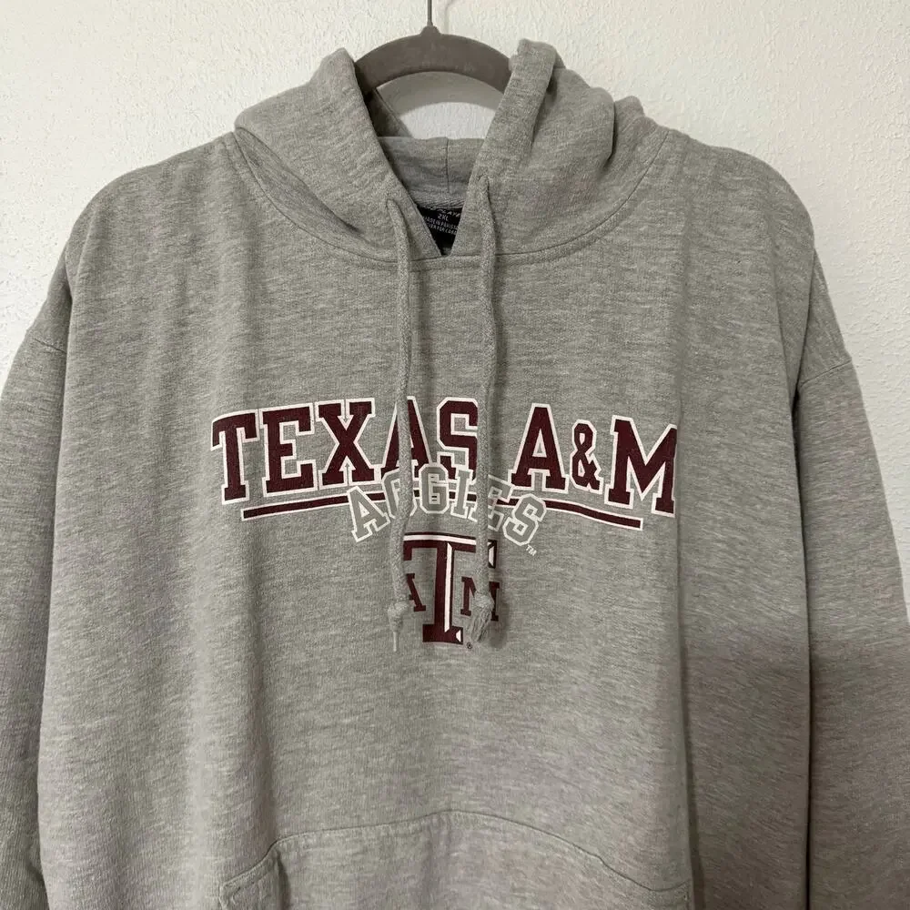 Pro Player Texas A&M Aggies Men's Gray Pullover Hoodie Size 2XL